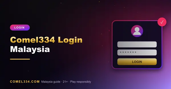 Featured image for Comel334 Login Malaysia: account login form