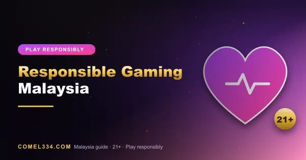Featured image for Responsible Gaming Malaysia: heart with a 21+ badge