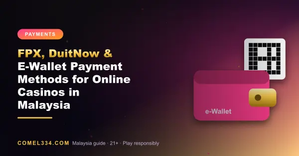 Featured image for FPX, DuitNow & E-Wallet Payment Methods for Online Casinos in Malaysia: e-wallet and QR code